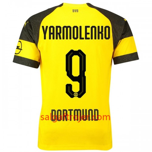 Borussia Dortmund Fodboldtrøjer Yarmolenko 9 Hjemmebanesæt 2018/19 Kort ærmer Borussia Dortmund Fodboldtrøjer Yarmolenko 9 Hjemmebanesæt 2018/19 Kort ærmer